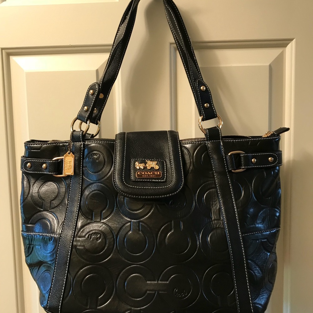 COACH handbag—-Black
